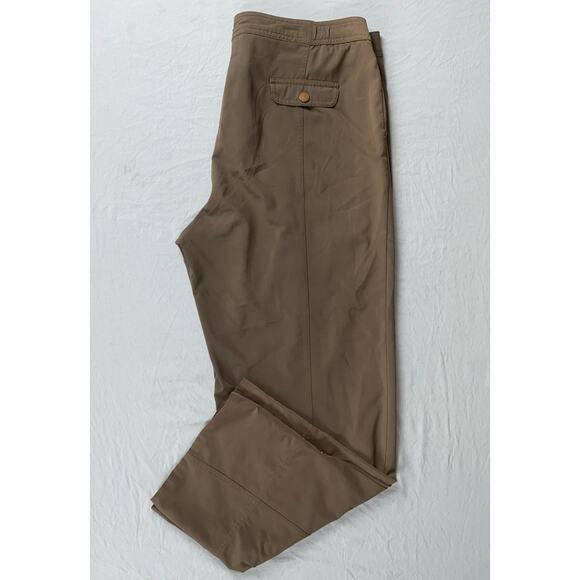 Chico's Zenergy Lightweight Sheer Flex Waist Pants w/ Roll Tab Cuffs. Tag 1 (8) - Picture 1 of 9